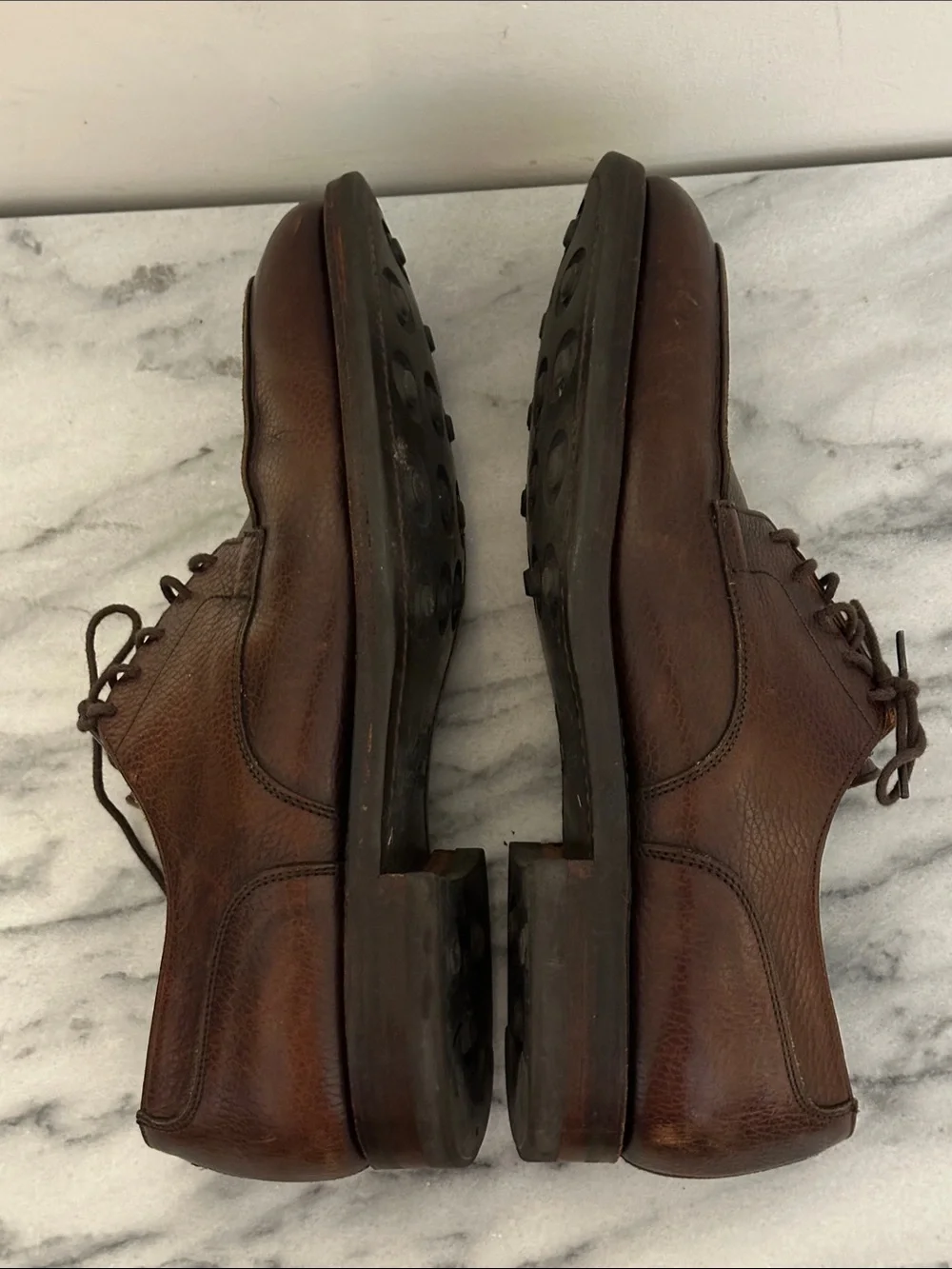 Peal & Co for Brooks Brothers Split Toe Brown Derbies 9.5D men’s
